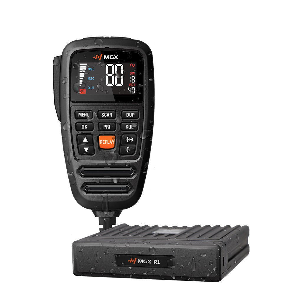 MGX R1 Remote Mic UHF & LMR CB Radio