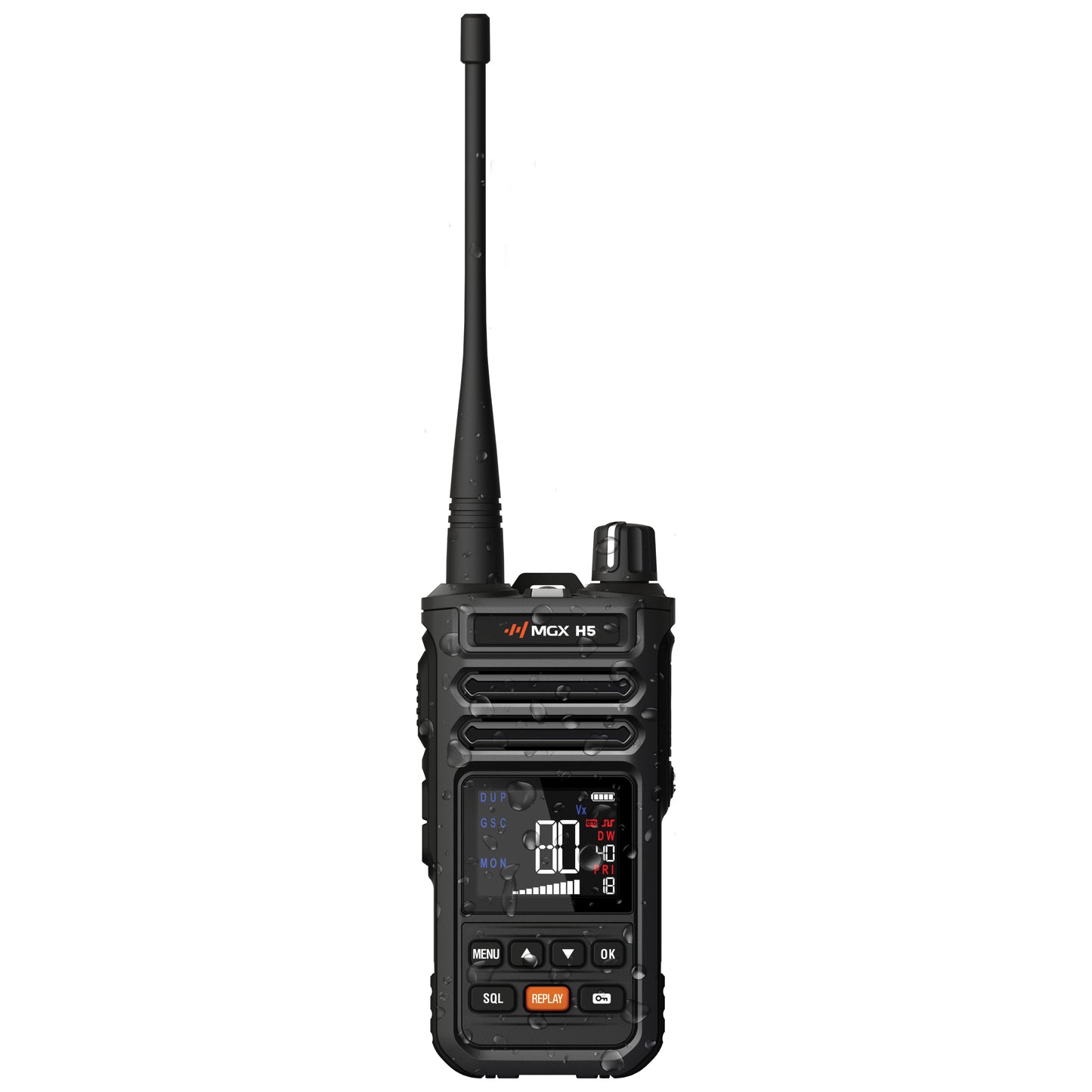 MGX H5 5 Watt Waterproof Handheld UHF